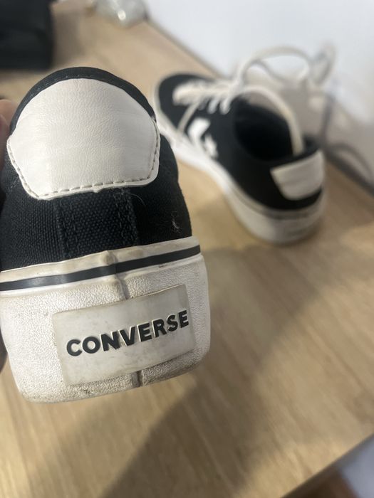 Buty converse sneekersy czarne replay platform ox