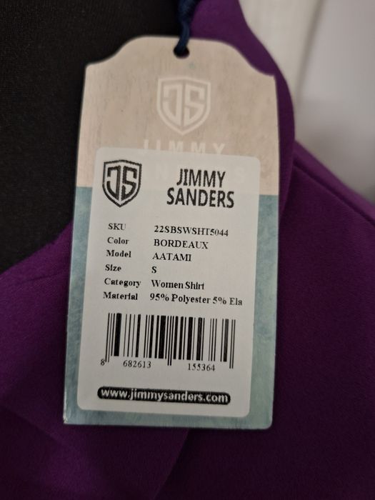 Jimmy Sanders, damska koszula oversize, r. S