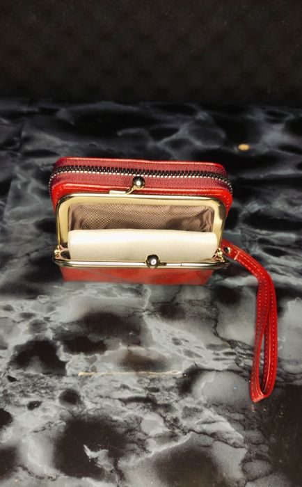 Carteira dupla estilo vintage elegante