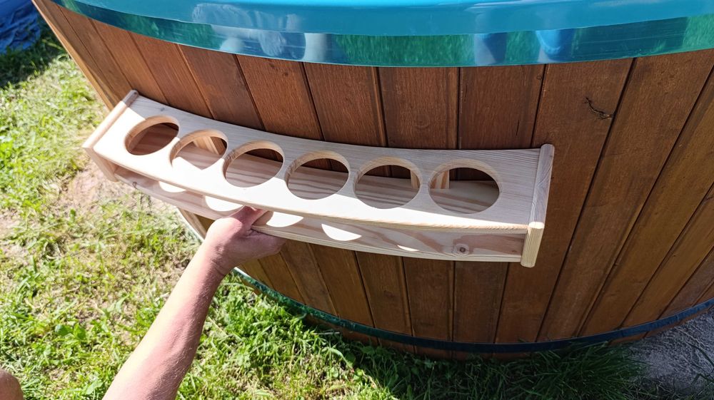 Balia ogrodowa półka barek na napoje