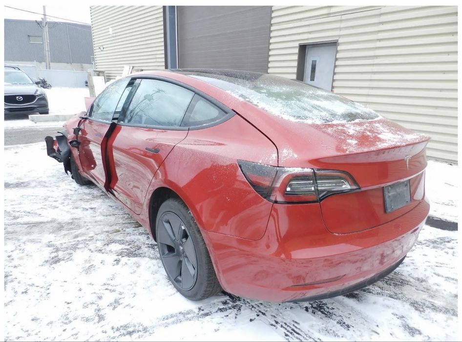 Tesla model 3 2022 60 kwt RWD запчастини разборка
