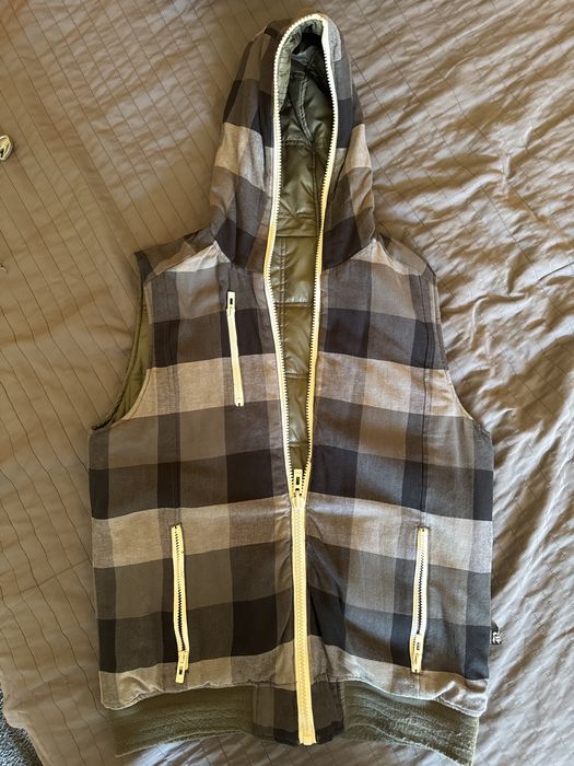 Męski bezrękawnik dwustronny Reviev L