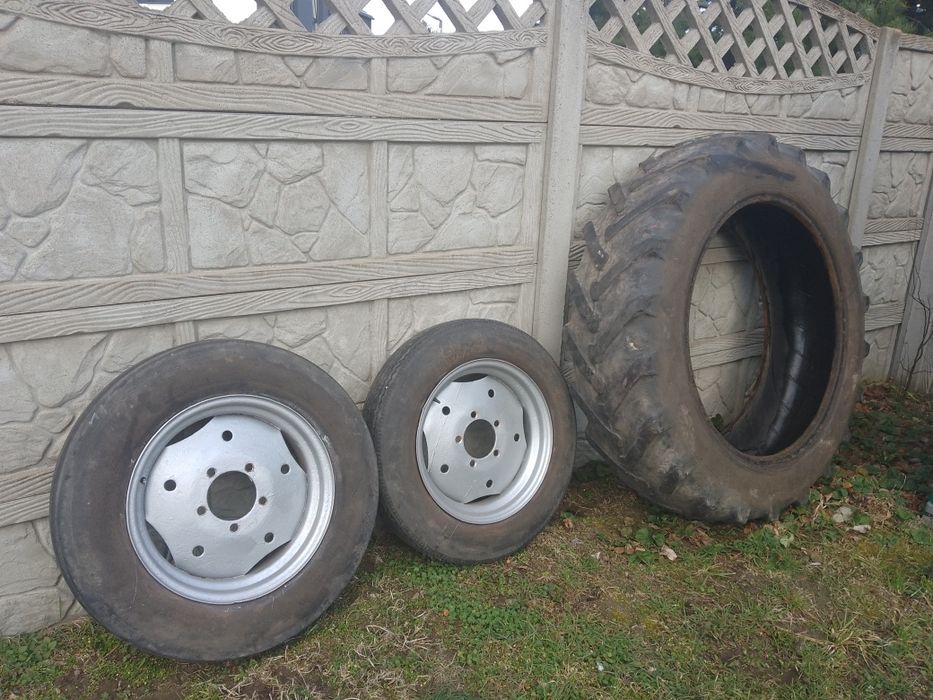 Koła całe  Mtz - Białoruś  650x20 - 2 sztuki przednie i tylna opona 38