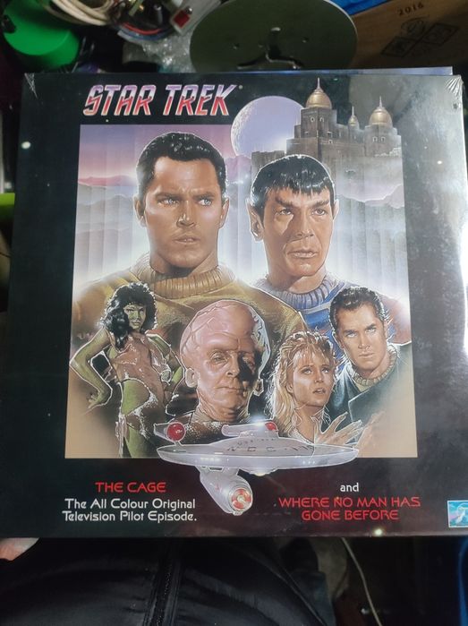 Laser disco Star trek novo só para colecionadores