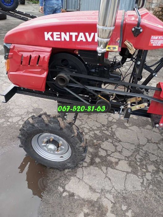 Мототрактор KENTAVR 160 + фреза 1,2м + плуг + доставка.Кентавр 16 к.с.
