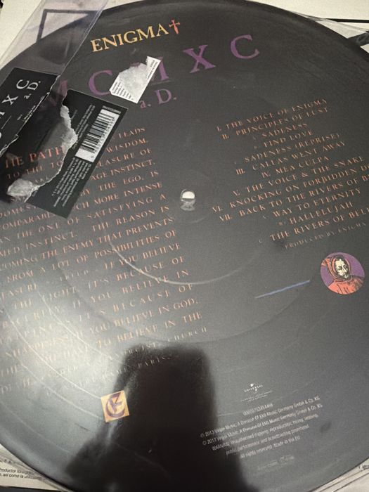 Enigma - MCMXC A . D . - Picture Disc Vinyl LP