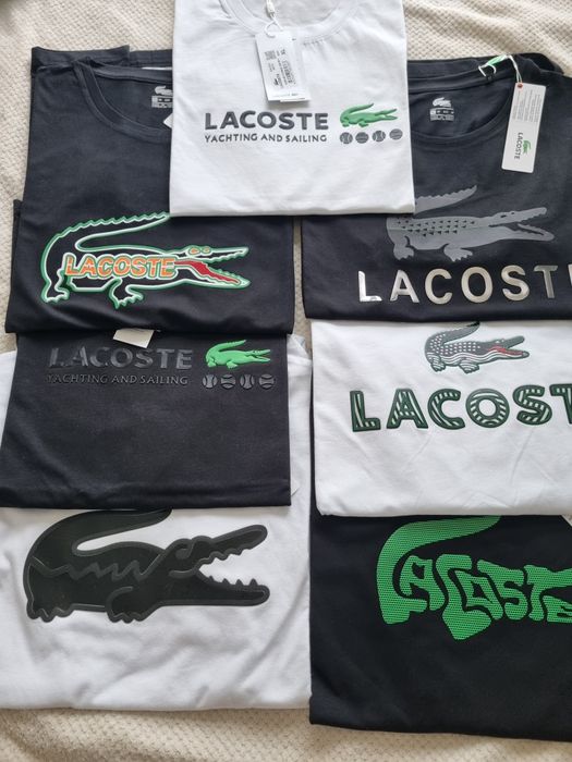 Nowe koszulki lakoste armani ck