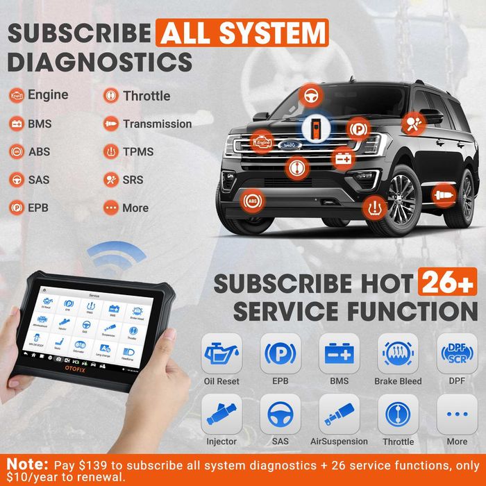 Autel OTOFIX IM1 Máquina Programação Chaves/Diagnóstico OBD (NOVO)