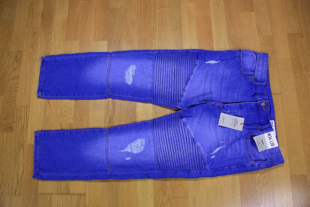 Biker Denim мотоджинсы НОВЫЕ бирка АНГЛИЯ мужские джинсы оригинал