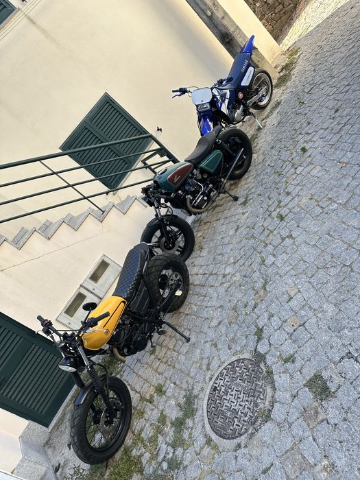 Yamaha TW 125 transformada cafe recer