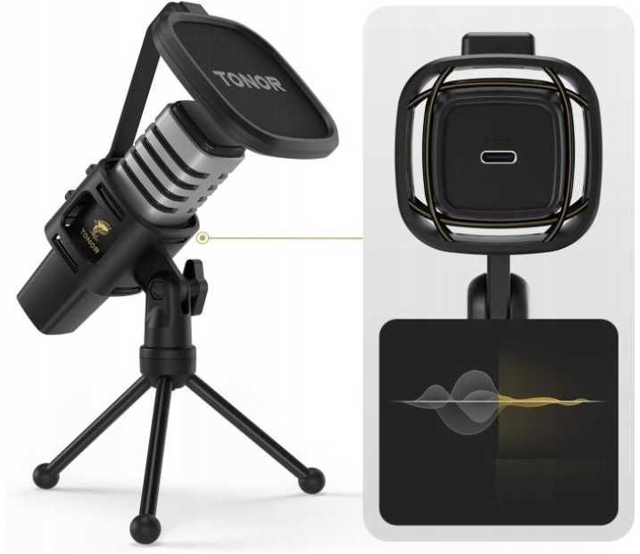 Tonor Tc 30 - Zaawansowany mikrofon pojemnościowy Youtube TikTok X-Box