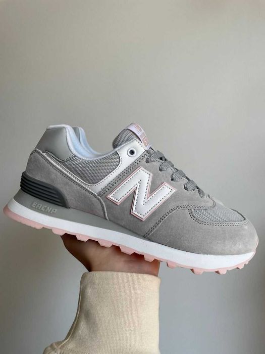 SALE! New Balance 574 Light Grey/Pink 36 37 38 39 40 41 42 43 44 45 46