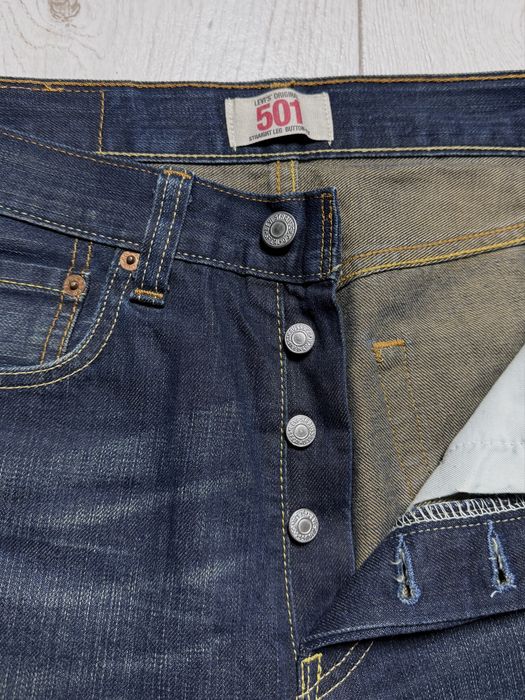 Jeansy straight  Levi’s 501 granatowe W31 L30 klasyk  vintage casual