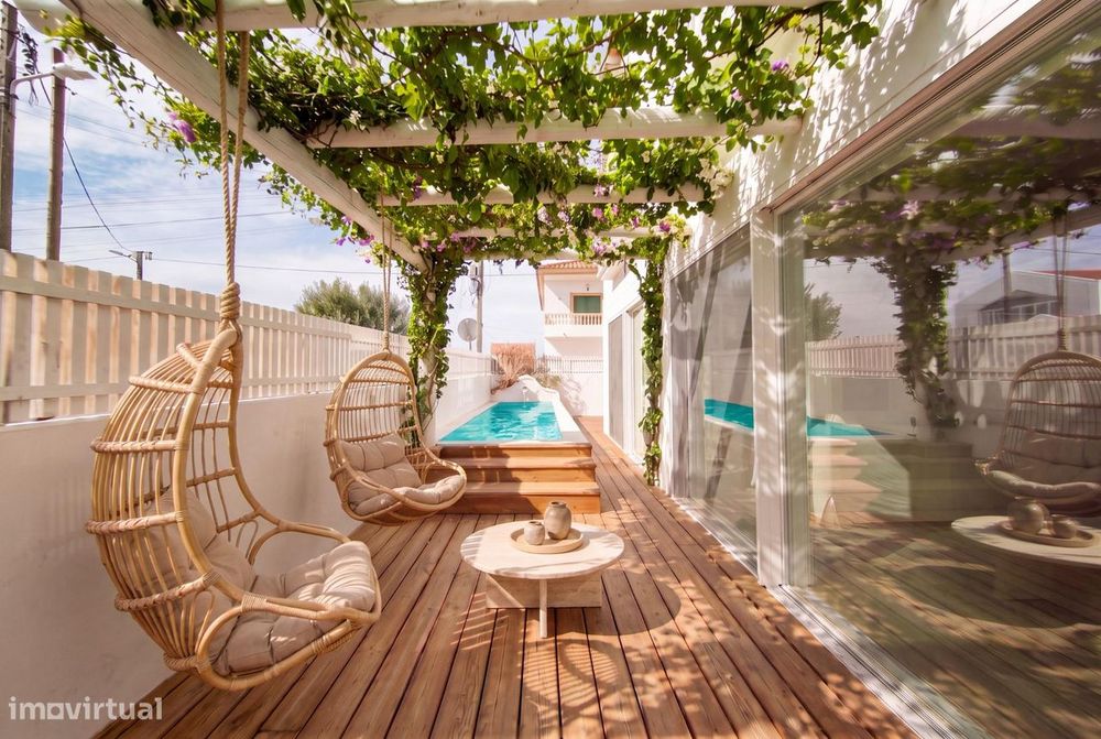 Moradia T3 Nova de Arquitetura Tradicional com Piscina | Comporta