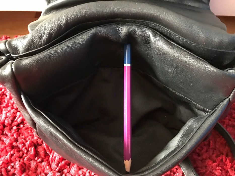 Torebka skórzana Lauren Ralph Lauren PUFD SOPHEE 22 czarna