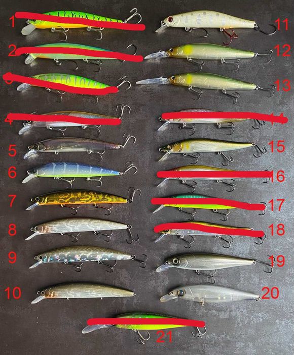 Воблери, великий вибір