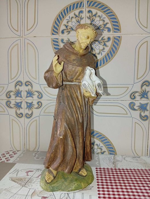 Imagem Religiosa de São Francisco de Assis - Decoração / Colecionismo