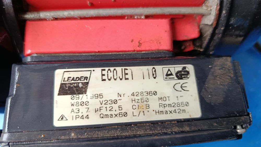 Motor água monofásico