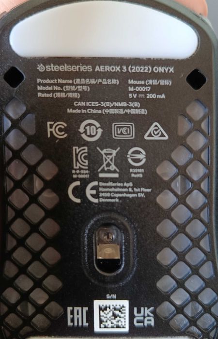 Myszka gamingowa steelseries aerox 3