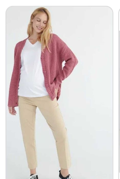 Spodnie ciążowe chino RESERVED jak nowe