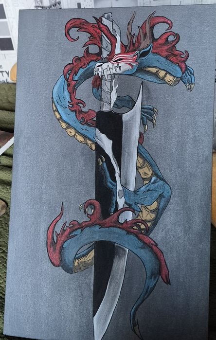 Картина "Вогняний дракон"