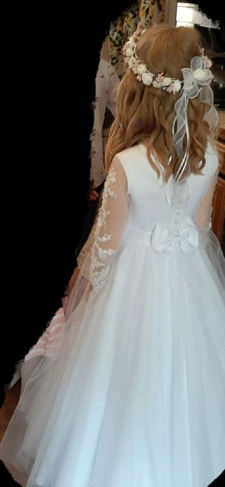 Suknia komuni rozmiar 140