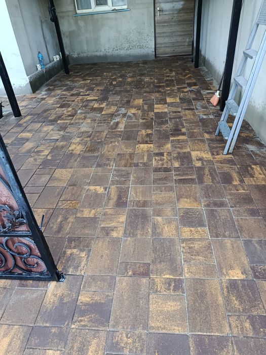 Укладка тротуарной плитки