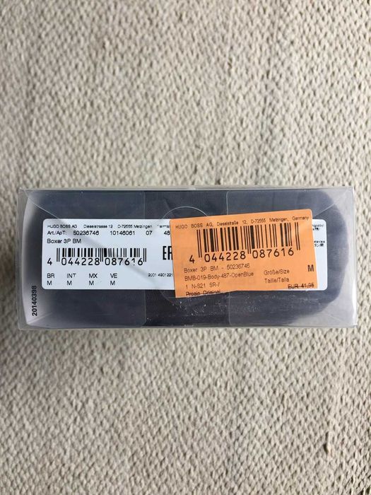 HUGO BOSS -- Pack com 3 boxers --- Tamanho  M --- NOVO na caixa