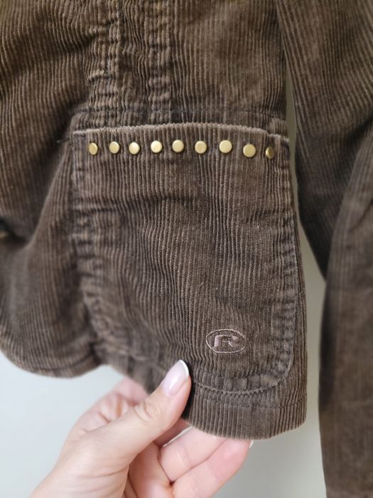 Marynarka brązowa rozm S katana sztruks Zara