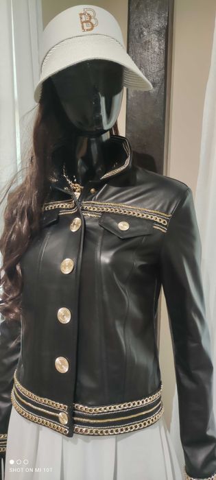 Kurtka skórzana Włoskiej marki GIL SANTUCCI