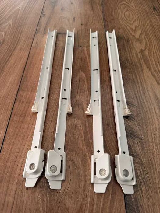 Ikea Algot szyna biała 40 cm, 4 sztuki