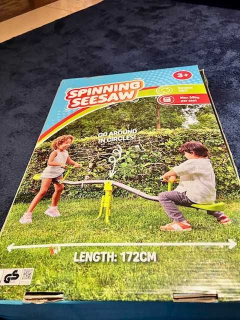 Huśtawka ogrodowa 2w1 huśtawka + karuzela 360 NOWA Dla dzieci