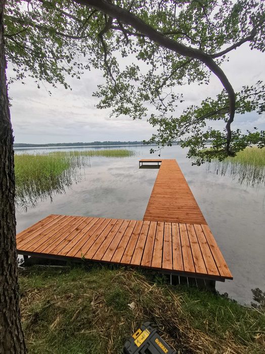 Budowa Pomostów - wbijanie pali