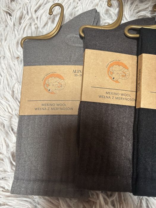 Skarpetki z wełny merynosa 35-38