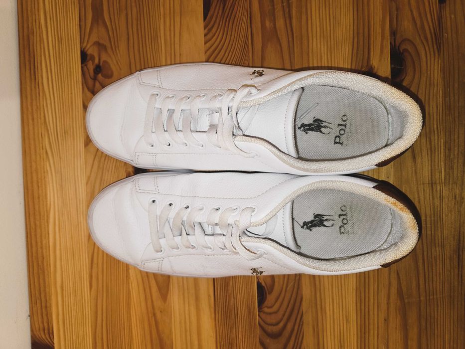 Białe buty Sneakersy Polo Ralph Lauren Longwood SK-VLC Rozmiar 43