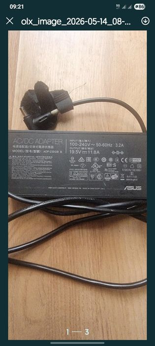 Carregador original Asus rog strix 240 W
