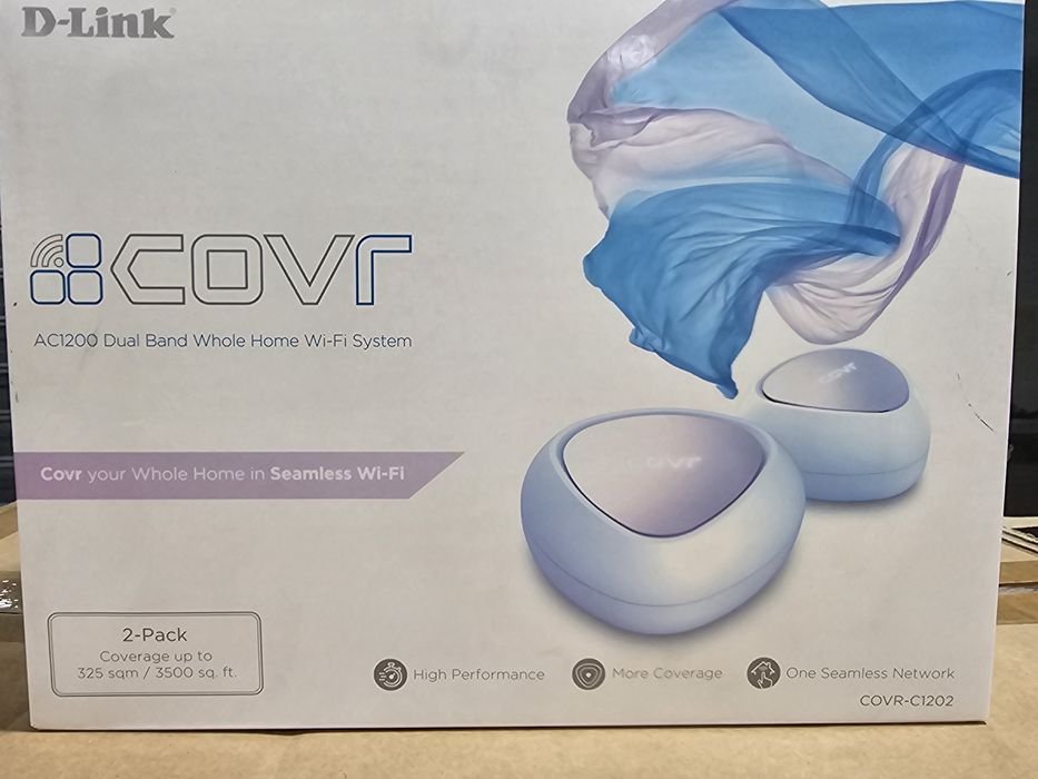 Ponto Acesso WiFi Dlink COVR Mesh AC1200