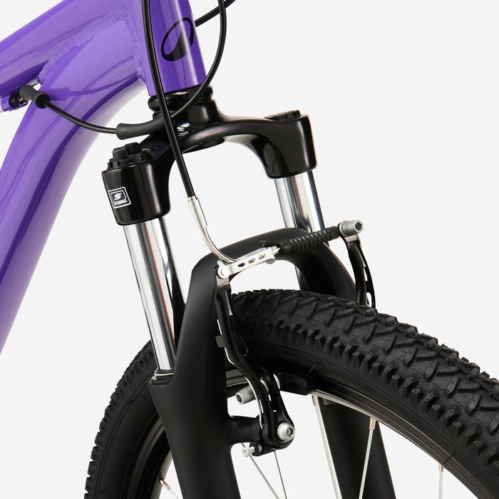 Bicicleta BTT EXPL 500 26" 9-12 Anos Roxo