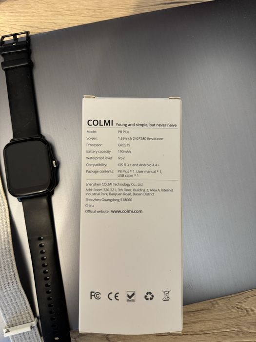 Zegarek smartwatch colmi p8 plus