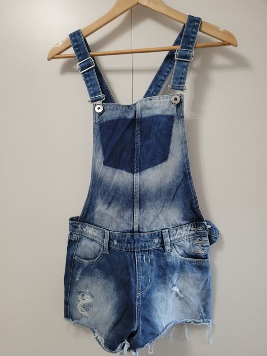 ogrodniczki jeans short cropp r 36