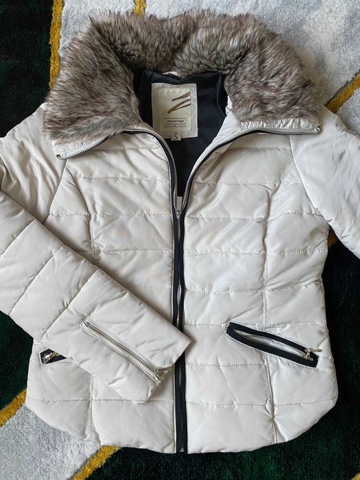 Beżowa / kremowa kurtka, Diverse, rozmiar S, jesień / zima