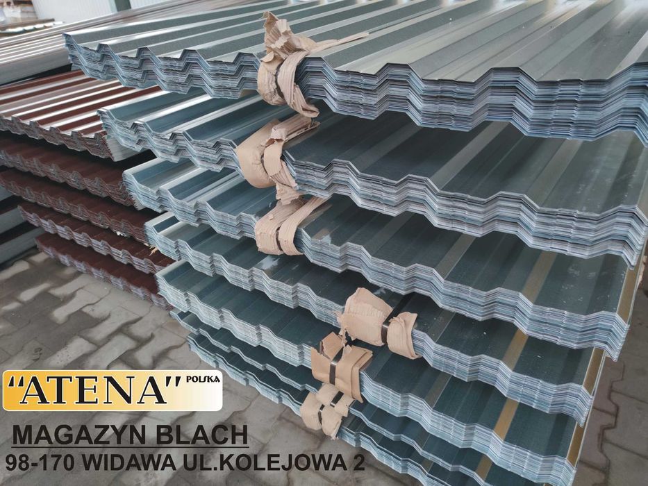 Blacha trapezowa ocynk T18 trapez ocynkowana od ręki SUPER PROMOCJA