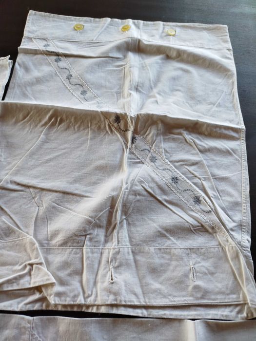 Lençol com duas almofadas