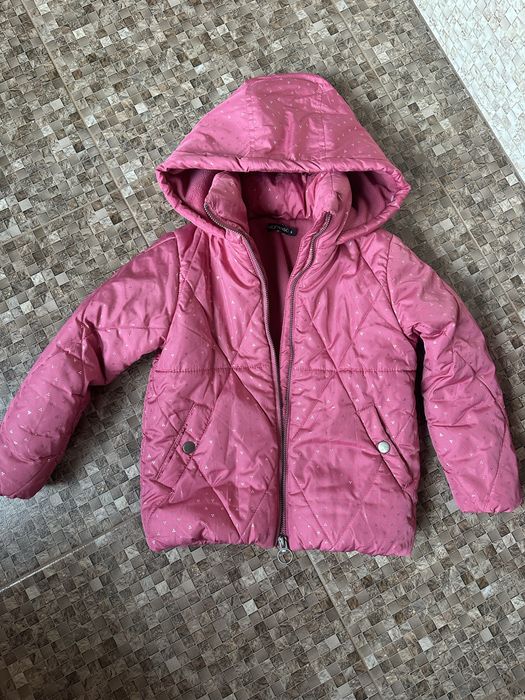 Куртка розмір 4-5 рочки дівчинка на флісі