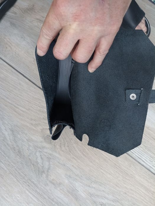 Skórzany pokrowiec na lampę górniczą i nie tylko