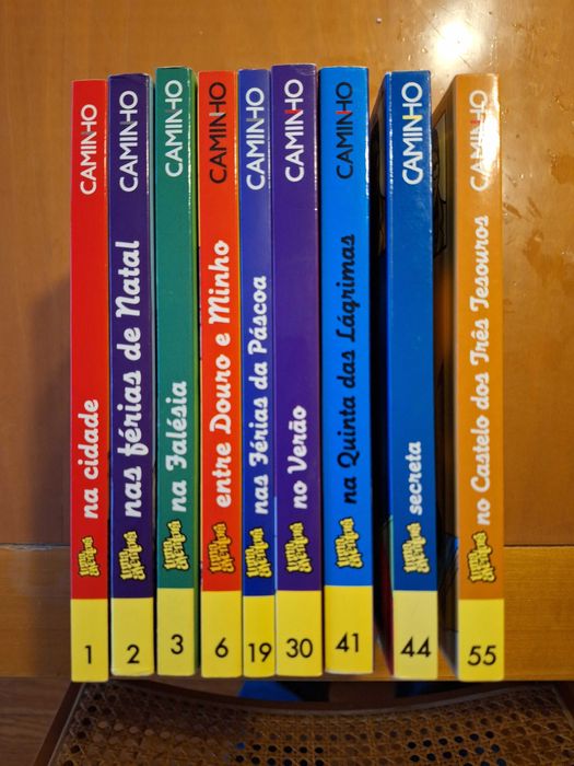 8 Livros "uma aventura"