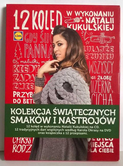 CD Kolędy Natalia Kukulska + DVD 12 dań wigilijnych Karol Okrasa NOWE