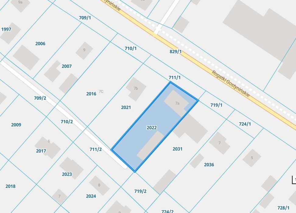 Pawilon handlowo-usługowy na działce budowlanej o pow. 1037m Gąbin