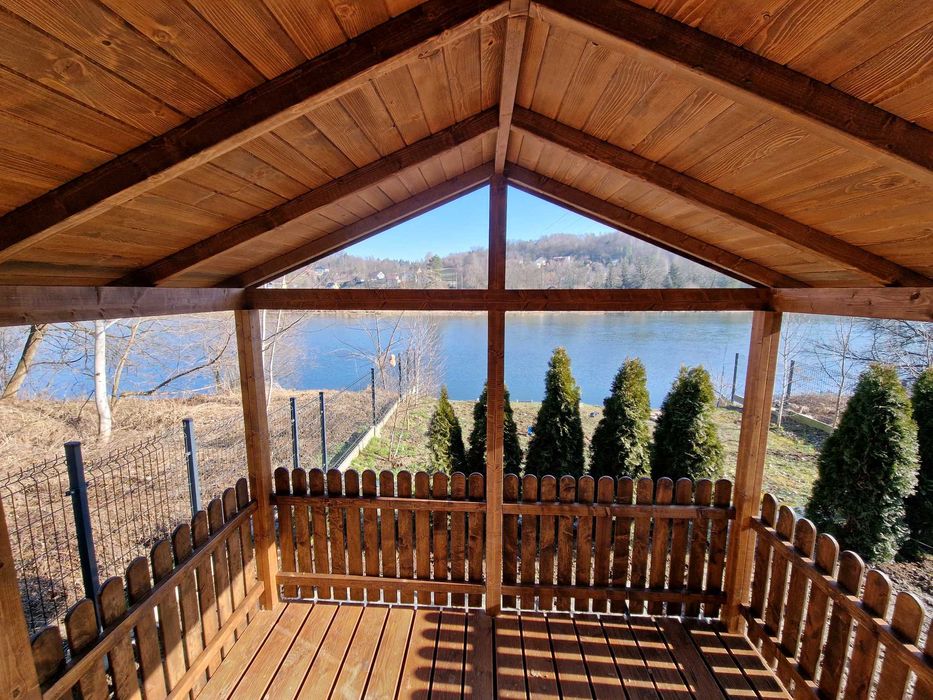 Domek letniskowy 6,5x3m (domek na działkę, domek z tarasem)