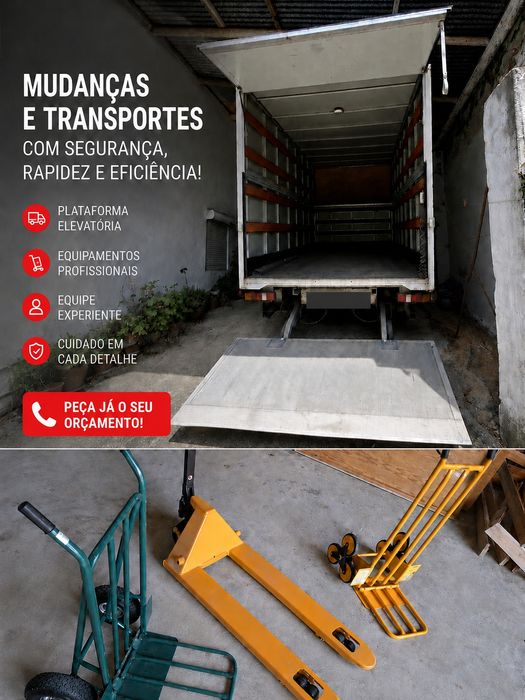 Mudanças & Transportes - Moveis, Eletrodomésticos,T1/T2/T3 (...)